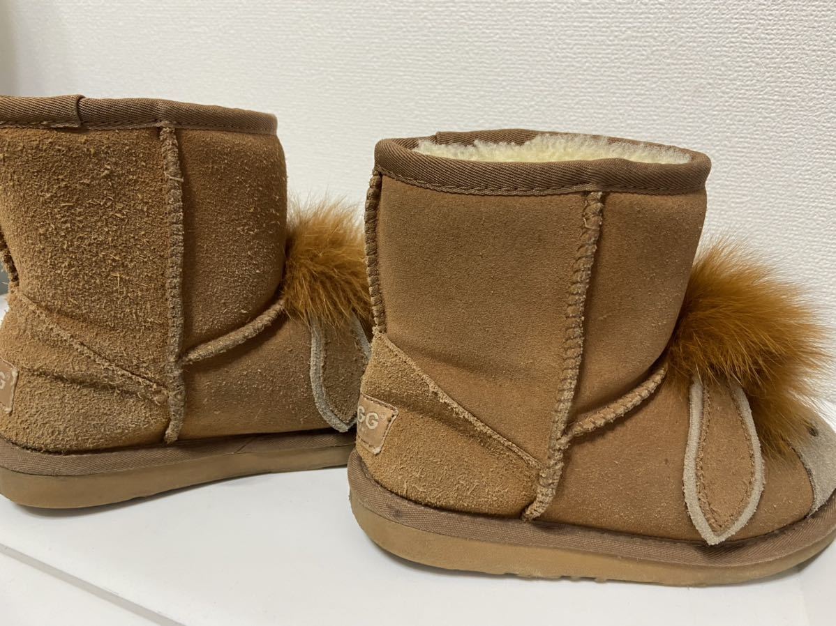 アグ UGG ムートンブーツ 可愛いリアルファー ロバ？ うま？ シープ