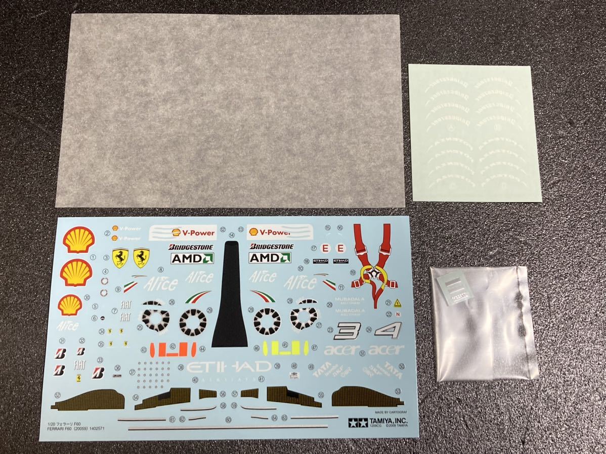 Yahoo!オークション - タミヤ 1/20 フェラーリF60 デカール Yahoo!オークション - タミヤ 1/20 フェラーリF60 デカール