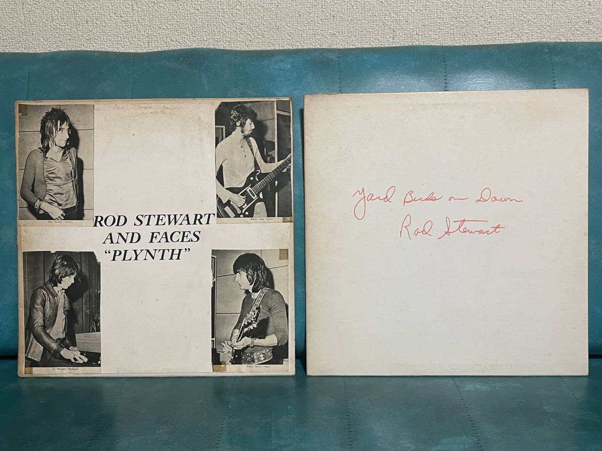 LP レコード 2枚セット ROD STEWART AND FACES - PLYNTH / Yardbirds on Down Rod Stewart Jeff Beck ロッド・スチュワート ジェフ・ベック_画像1
