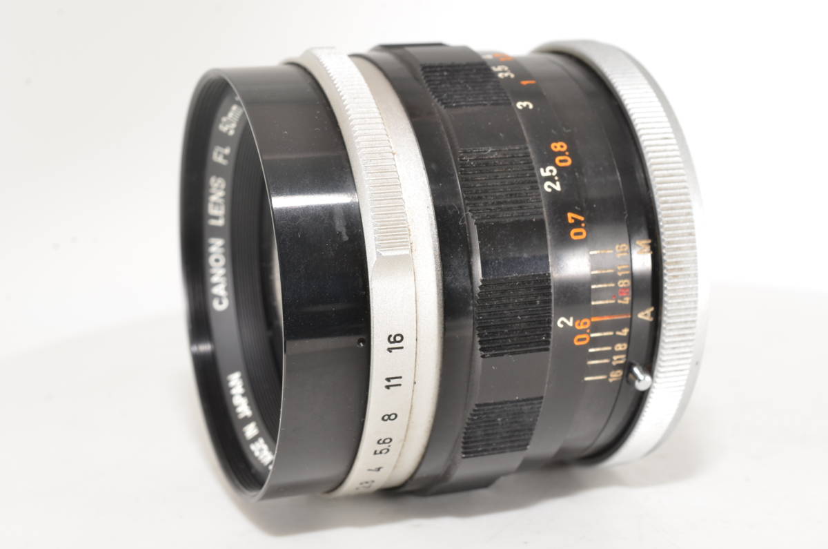キャノン Canon FL 50mm II f1.4 MF Standard Lens #2199【付属品多数】_画像3