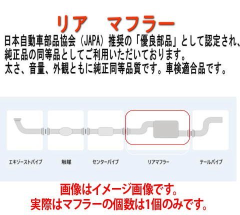 大栄テクノ(ダイエイ）　リア　マフラー MNS-2658SUS ランサーカーゴ CVY12 個人宅NG_画像2