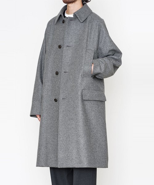 MARKAWARE / RAGLAN MAC COAT - CASHMERE MELTONma-ka одежда кашемир melt n пальто жакет альпака WAYFARER COAT кашемир 