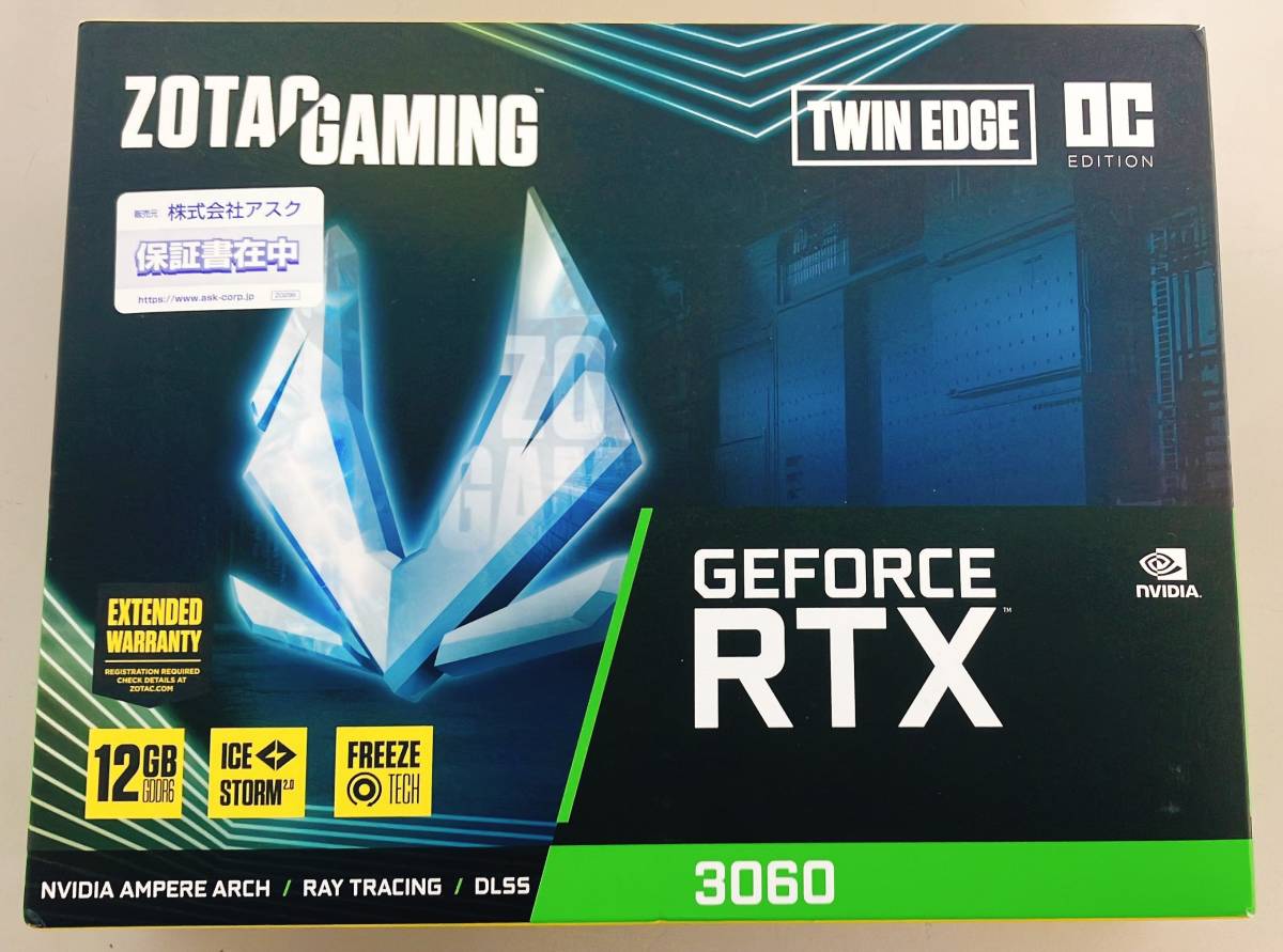 ☆ZOTAC GAMING GeForce RTX 3060 Twin Edge OC ZT-A30600H-10M