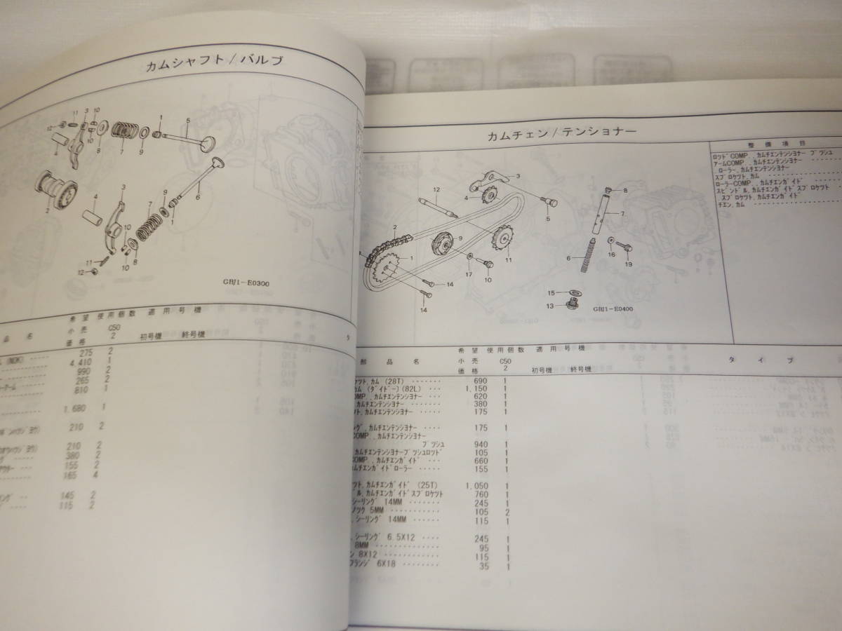 HONDA プレスカブ パーツリスト ⑪ カタログ、パーツリスト、整備書