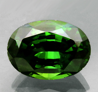 3715 green zircon 4.18ct most recent too much see not low type zircon Sri Lanka production :.. mineral exhibition pavilion [ free shipping ]