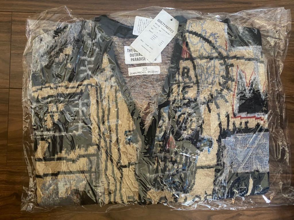 WACKOMARIA JEAN-MICHEL BASQUIAT / MOHAIR KNIT JACQUARD CARDIGAN