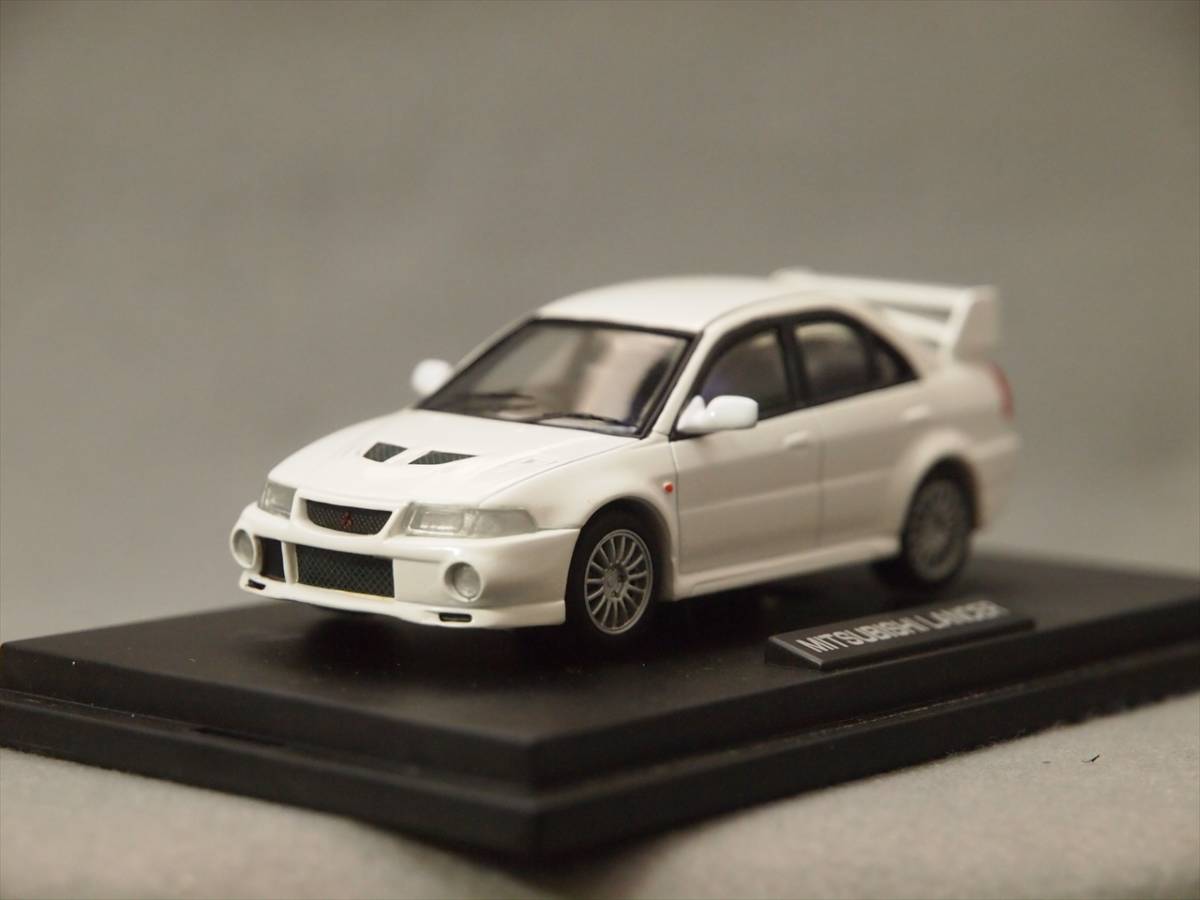  Mitsubishi Lancer Evolution VI scotia white M4 1/43 M4-04-B