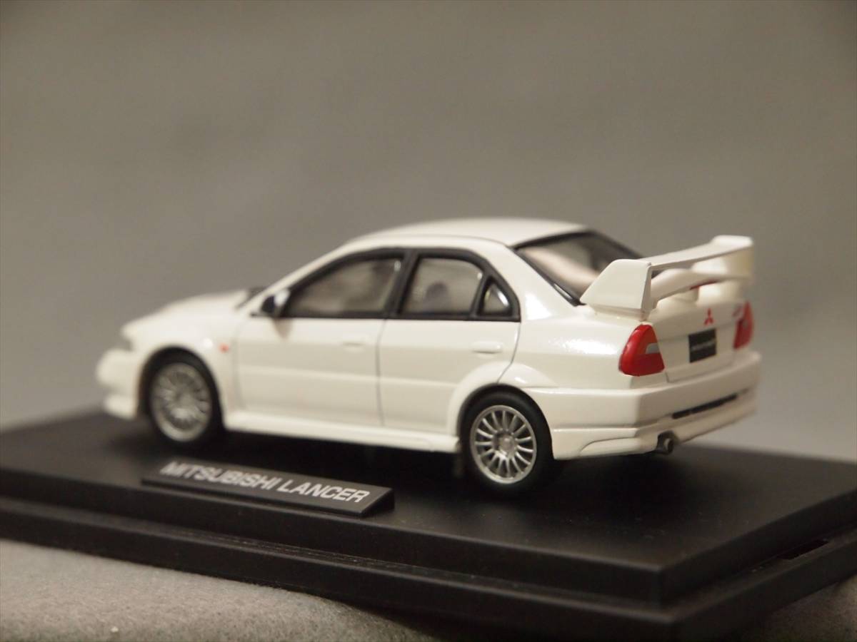  Mitsubishi Lancer Evolution VI scotia white M4 1/43 M4-04-B