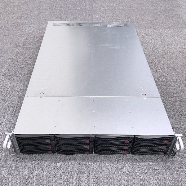 @SZ933 秋葉原万世鯖本舗 12-LFF SuperMicro 2U X10DRU-i+ 10GbE x4 1000wx2 E5-2620v4x2基/DDR4-128G/MR9362-8i-2G-FBU