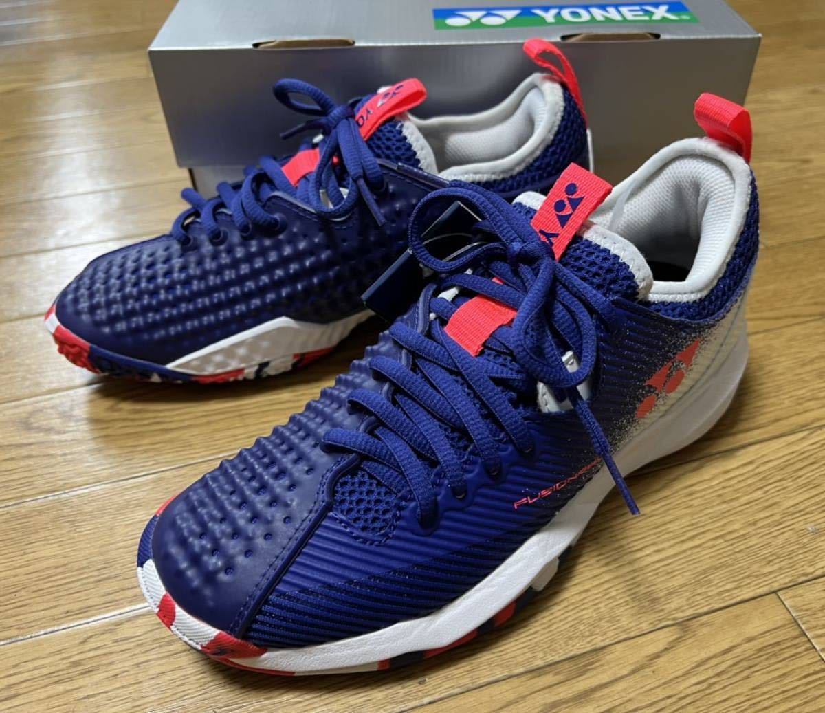 送料込】YONEX ヨネックス テニスシューズ フュージョンレブ4メン 25.0