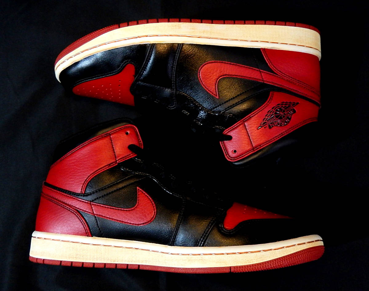最終値下げ!AIR JORDAN 1 カスタムBRED エアジョーダン1 | www
