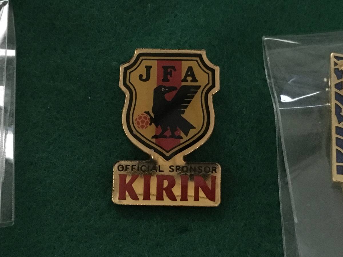 ★☆FIFA ワールドカップ JFA 日本代表 スポンサー KIRIN キリン ピンバッジ ☆★_画像1