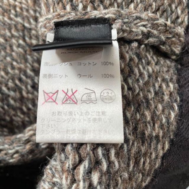 小さいサイズマーク バイ マーク ジェイコブス デザインニット メッシュ ブラウン レディース XSサイズ MARC BY MARC JACOBS_画像9