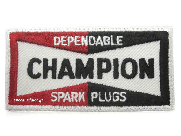 70\'s VINTAGE CHAMPION WAPPEN/ Vintage Champion plug badge indy 500nascarhot rod chopper bike race racing swingsterusa