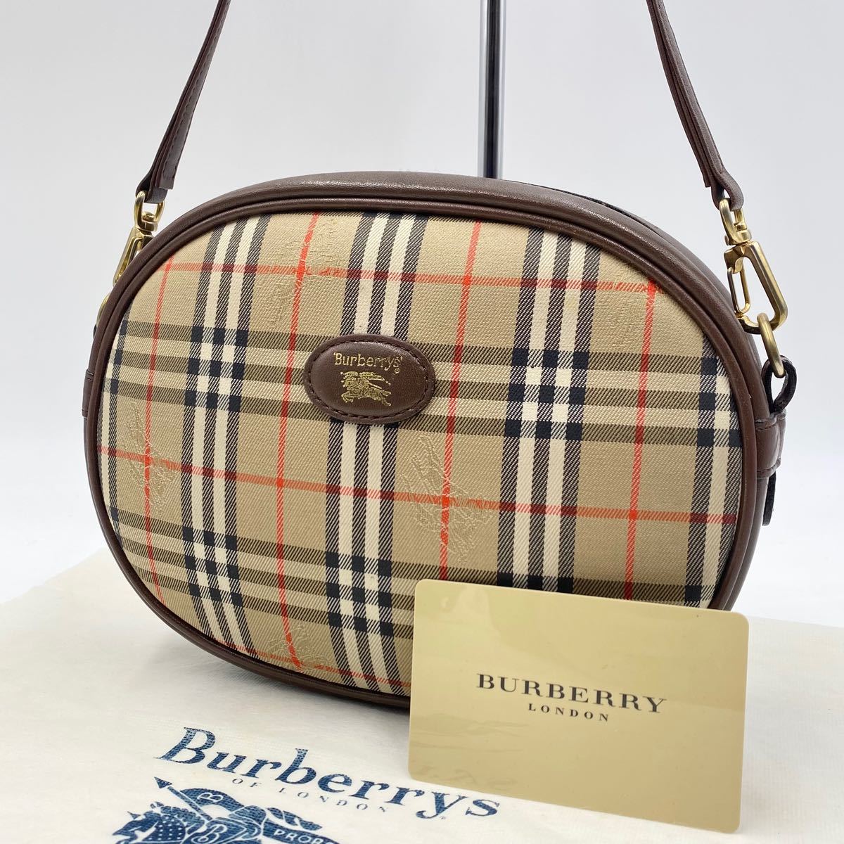 極美品】Burberrys バーバリー ショルダーバッグ 2way ノバチェック