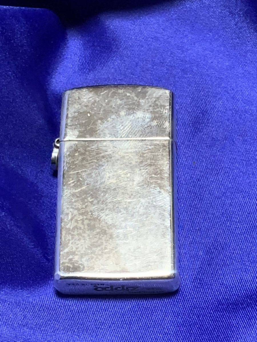 レア 1993年　当時物　純銀　スターリングシルバー　925　STERLING　sterling silver　中古　スリム　ZIPPO ジッポ　ジッポー　チェーン