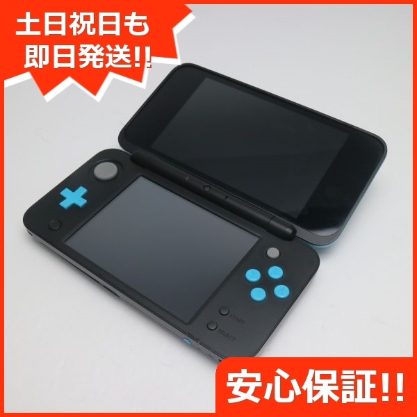 美品 NEWニンテンドー2DS LL ブラック×ターコイズ 即日発送 2DS