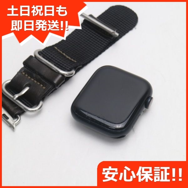 良品中古 Apple Watch Series7 45mm Cellular ミッドナイト 白ロム 本体 即日発送 土日祝発送OK あすつく_画像1