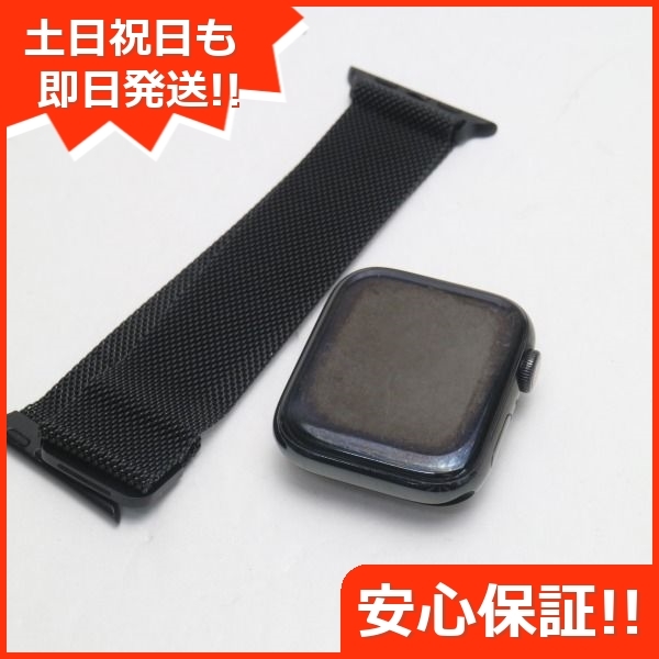 美品 Apple Watch series4 44mm GPS+Cellular スペースブラック 中古 あすつく 土日祝発送OK_画像1