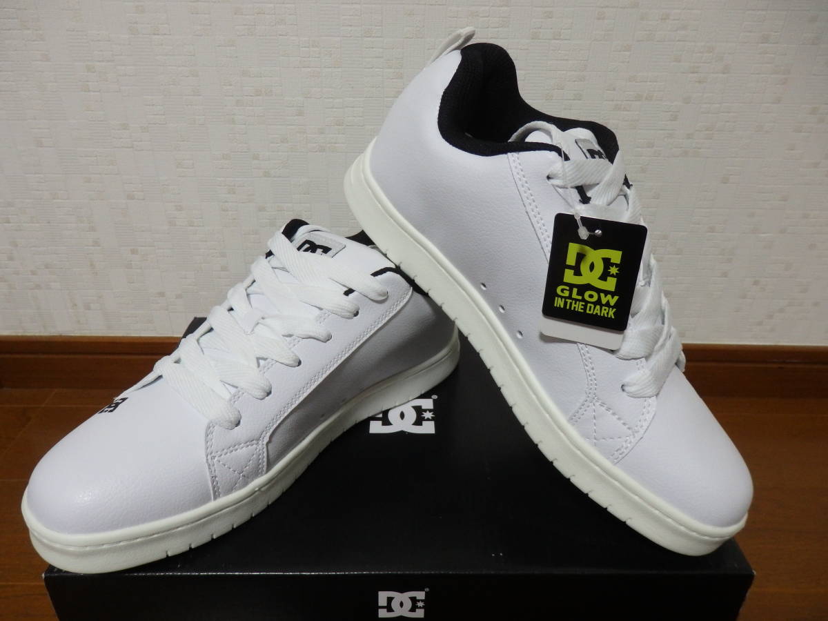 即決☆レア！限定！♪新品未使用 DC SHOES ＤＣシューズ スニーカー COURT GRAFFIK LITE 25.0cm ホワイト ブラック_画像6