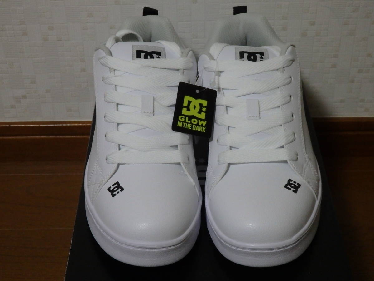 即決☆レア!限定!♪新品未使用 DC SHOES DCシューズ スニーカー COURT GRAFFIK LITE 27.0cm ホワイト_画像4