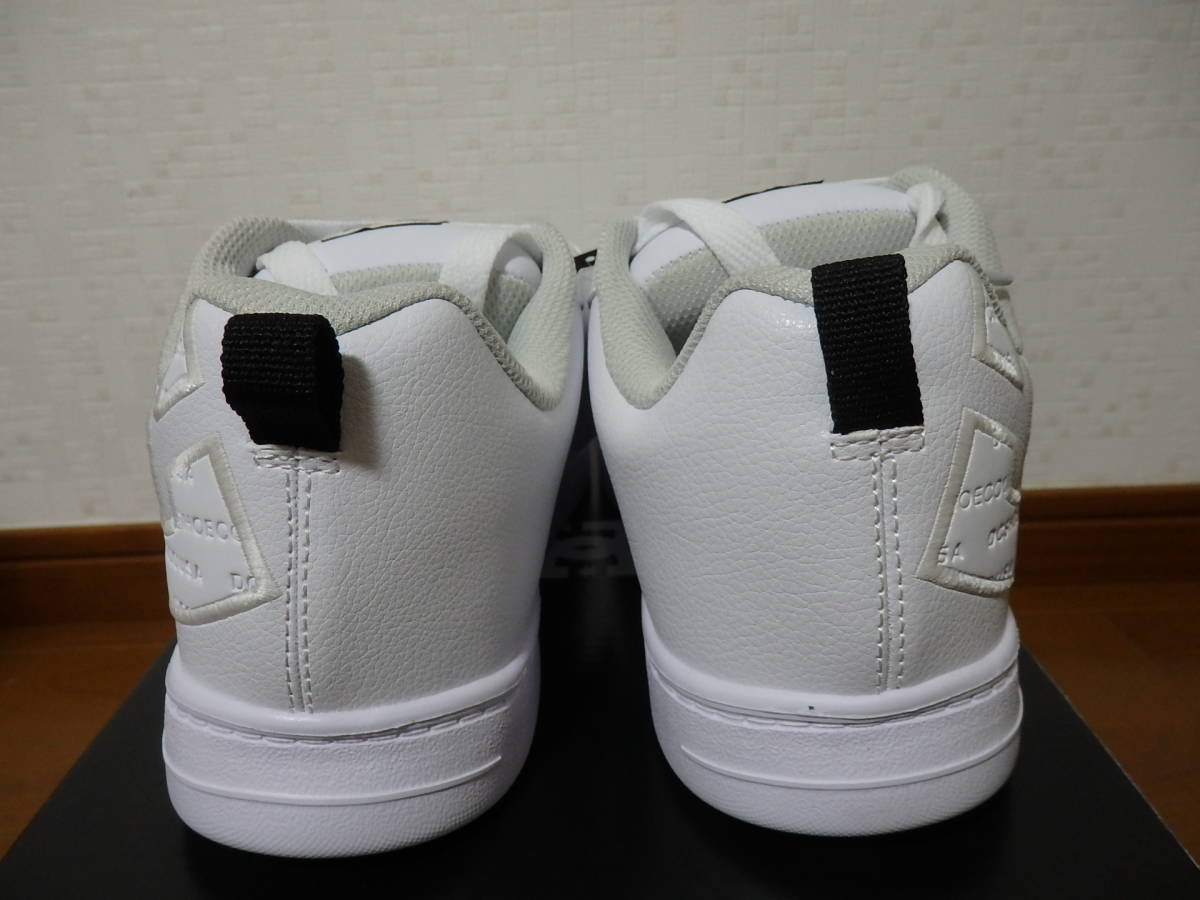 即決☆レア!限定!♪新品未使用 DC SHOES DCシューズ スニーカー COURT GRAFFIK LITE 27.0cm ホワイト_画像5