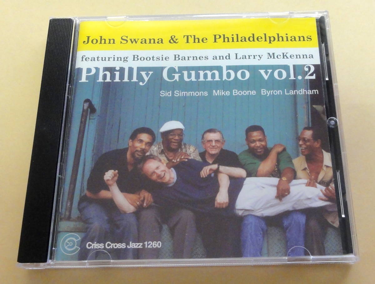 John Swana & The Philadelphians / Philly Gumbo Vol. 2 CD Criss Cross Jazz ジャズ トランペット Bootsie Barnes Larry McKenna Byron _画像1