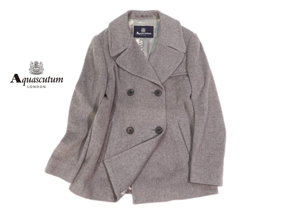 【驚きの値段で】 美品 6F コート カシミヤ100% アクアスキュータム Aquascutum 最上級 女性用 【驚きの値段で】 美品 6F コート カシミヤ100% アクアスキュータム Aquascutum 最上級 女性用