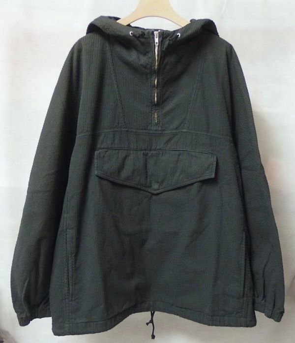 20SS KUON クオン 2001-JK07 ENSHU AIORI ANORAK 遠州藍織 刺し子 アノラック パーカーM_画像1