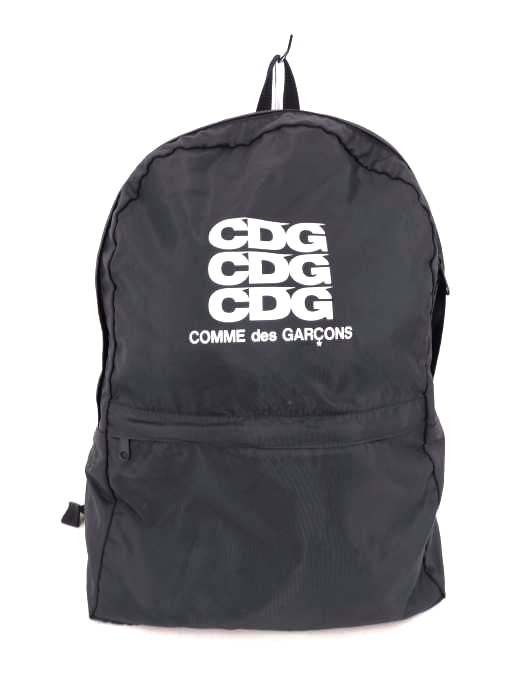 最上の品質な COMME コムデギャルソン des 1318 古着 中古 黒 PACK BACK CDG バックパックメンズ GARCONS リュックサック、デイパック