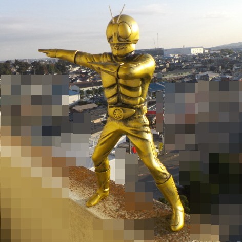 仮面ライダー旧2号限定ゴールド京本コレクション ソフビ - 仮面 仮面ライダー旧2号限定ゴールド京本コレクション ソフビ - 仮面