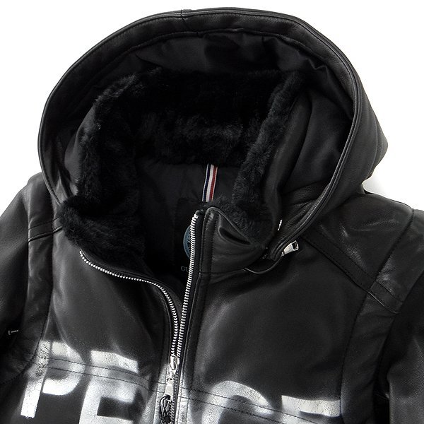 極美品 16.5万 ギルドプライム 高級 4WAY レザー ダウンジャケット-