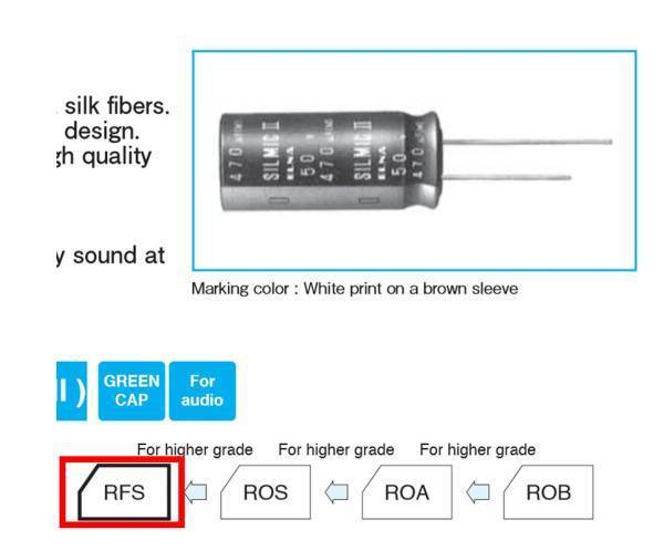 [10個セット] ELNA SILMIC II RFS 100V 2.2uF オーディオコンデンサ　_画像3