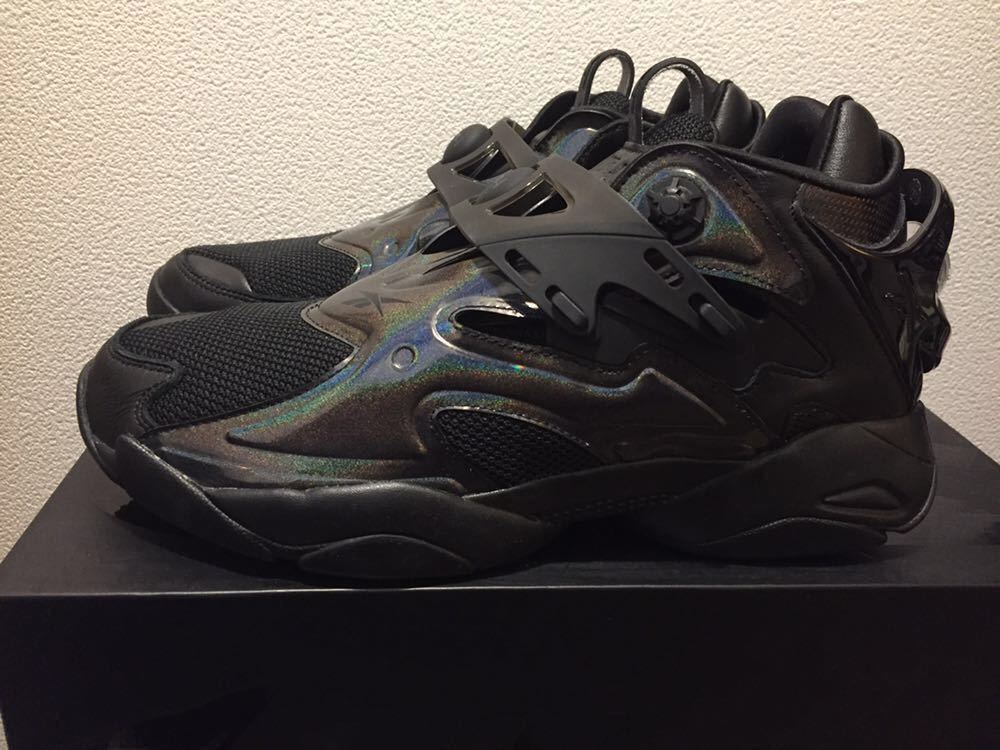 若者の大愛商品 Reebok × juun.j PUMP シューズ ブラック fury