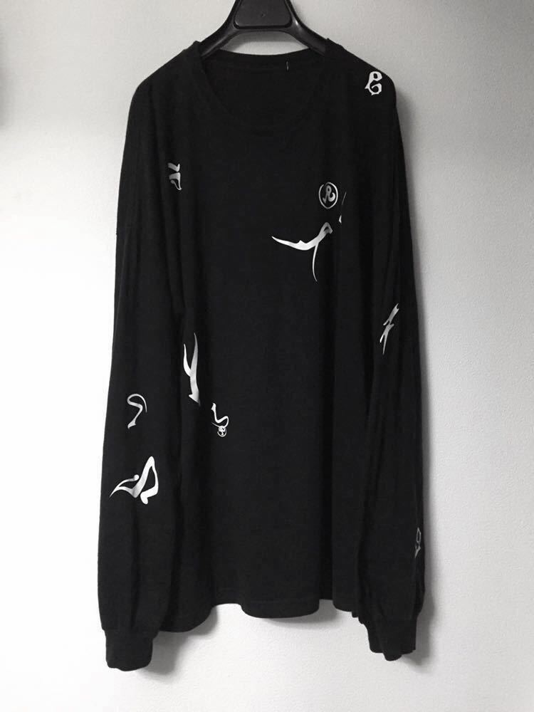 【好評にて期間延長】 黒 TEE L/S GLYPH ERIKA 18AW Richardson ロンT 長袖 XL Tシャツ USA製 フルグラフィック オーバーサイズ グラフィック 長袖Tシャツ 【好評にて期間延長】 黒 TEE L/S GLYPH ERIKA 18AW Richardson ロンT 長袖 XL Tシャツ USA製 フルグラフィック オーバーサイズ グラフィック 長袖Tシャツ