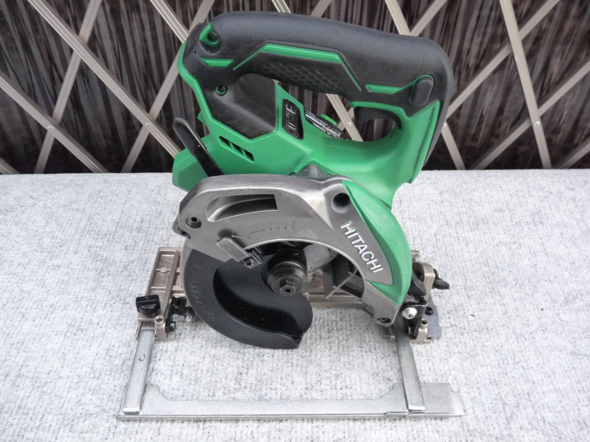 紺×赤 HiKOKI(旧日立工機) 18V コードレス丸のこ 充電式 刃径125mm
