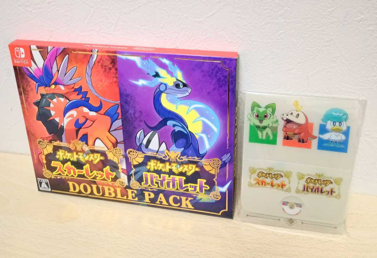 商品 ポケットモンスター スカーレット バイオレット ダブルパック