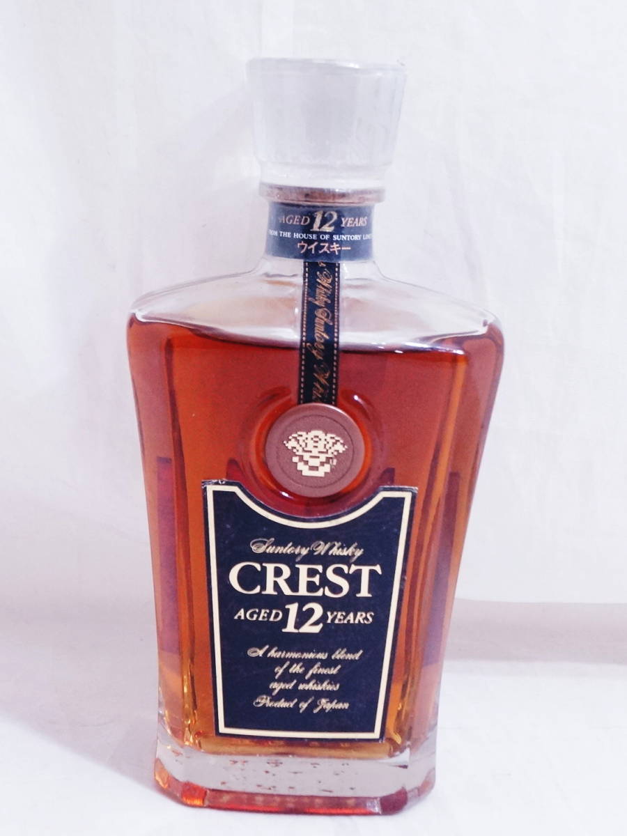 古酒 未開栓 SUNTORY サントリー ウイスキー CREST クレスト 12年