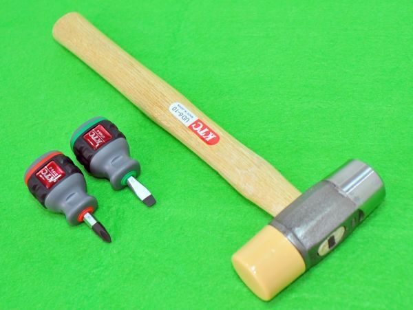 ●KTC コンビハンマー 樹脂柄 スタッビ ドライバー セット★プラハン UD6-10?