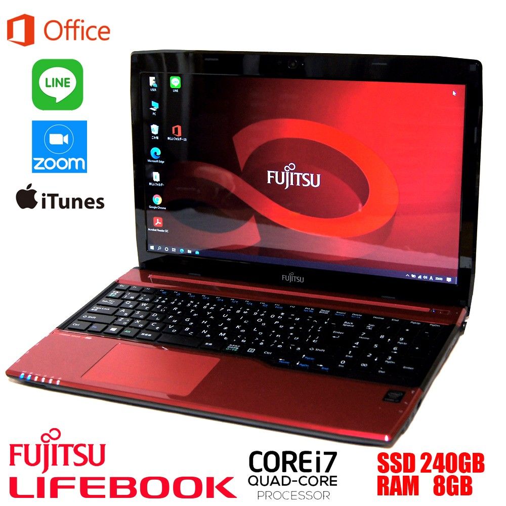 富士通 LIFEBOOK NH77/ED Corei7 Office Wi-Fi-