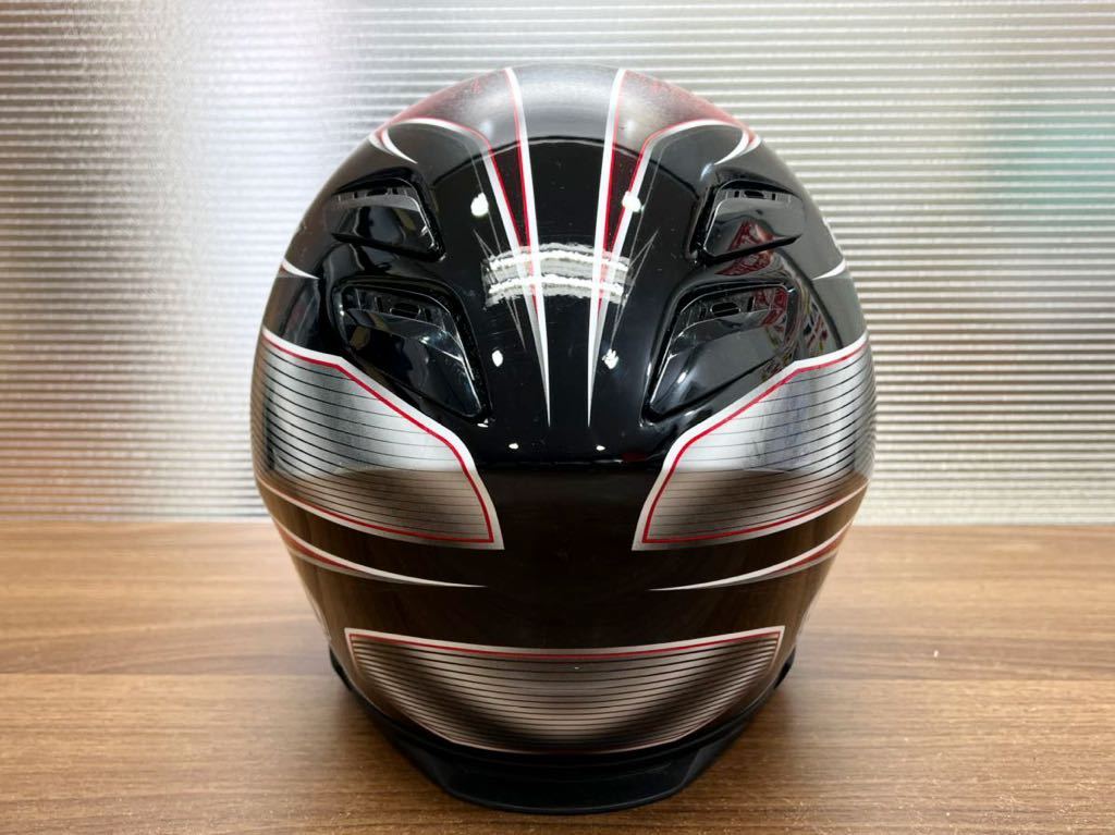 SHOEI ショウエイ　フルフェイス　ヘルメット　XR-1100 サイズ57〜59cm 2013年製造　ブラック　レッド　バイクヘルメット　ツーリング_画像4