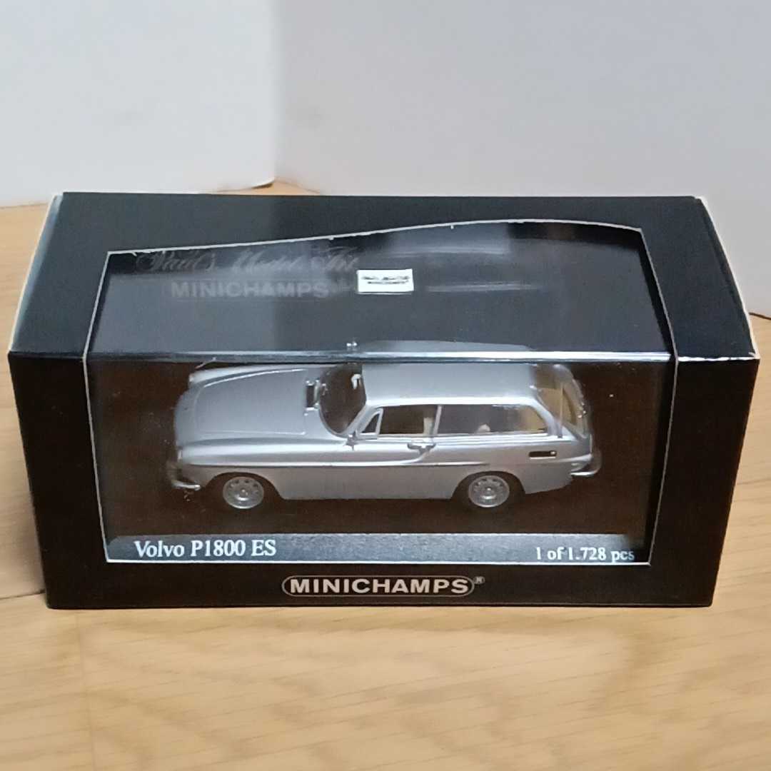 Minichamps【1/43 Volvo P1800 ES 1971】ミニチャンプス　ボルボ　シルバー_画像1