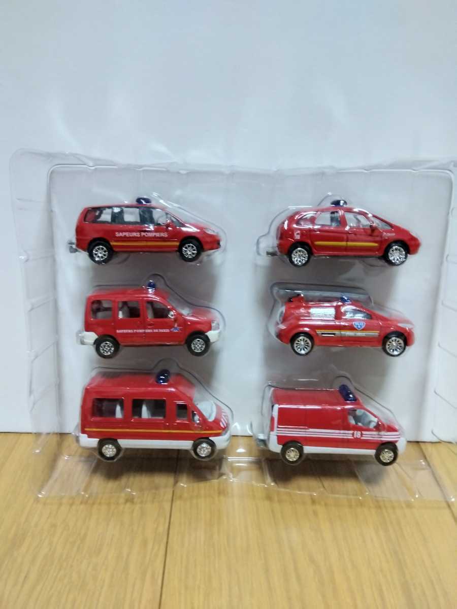 NOREV【SAPEURS POMPIERS 6台】ルノー プジョー シトロエン NOREV【SAPEURS POMPIERS 6台】ルノー プジョー シトロエン