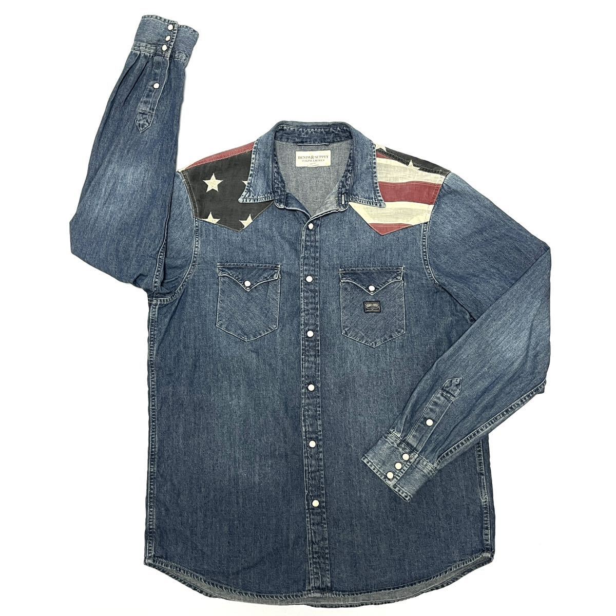 クリスマスファッション ラルフローレン XL相当 DENIM&SUPPLY デニム&サプライ シャツ 星条旗 アメリカ国旗 メンズ ハーレー バイカー 即決 LAUREN RALPH XLサイズ以上 クリスマスファッション ラルフローレン XL相当 DENIM&SUPPLY デニム&サプライ シャツ 星条旗 アメリカ国旗 メンズ ハーレー バイカー 即決 LAUREN RALPH XLサイズ以上