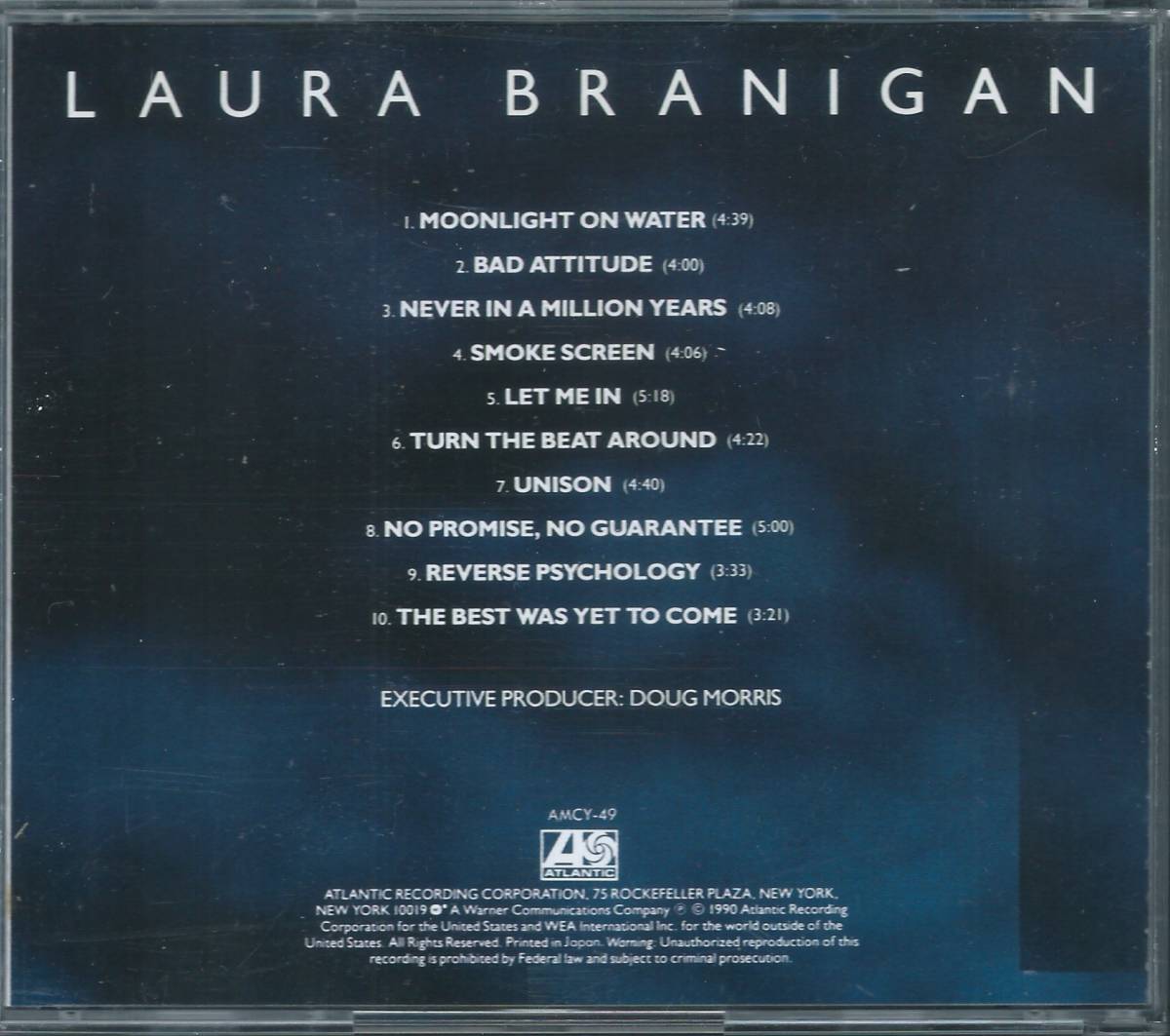 LAURA BRANIGAN / Laura Branigan AMCY-49 国内盤 CD ローラ・ブラニガン / ローラ・ブラニガン 4枚同梱発送可能_画像2