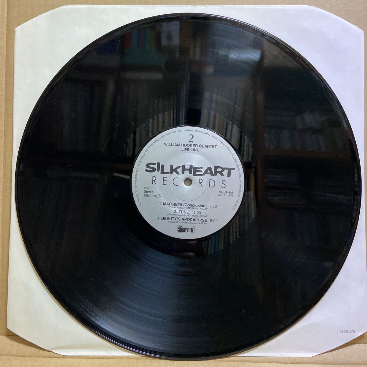 Org! 美品！William Hooker Quartet / Lifeline / Silkheart SHLP 119 / Sweden盤の画像4