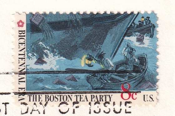 [FDC] Boston tea .. case (3)(1973 year )( America ) t3035