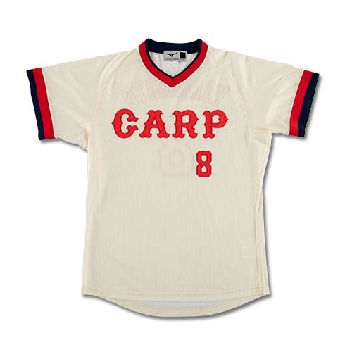 UNISEX S/M カープユニフォームレジェンド黒田投手永久欠番背番号15!L