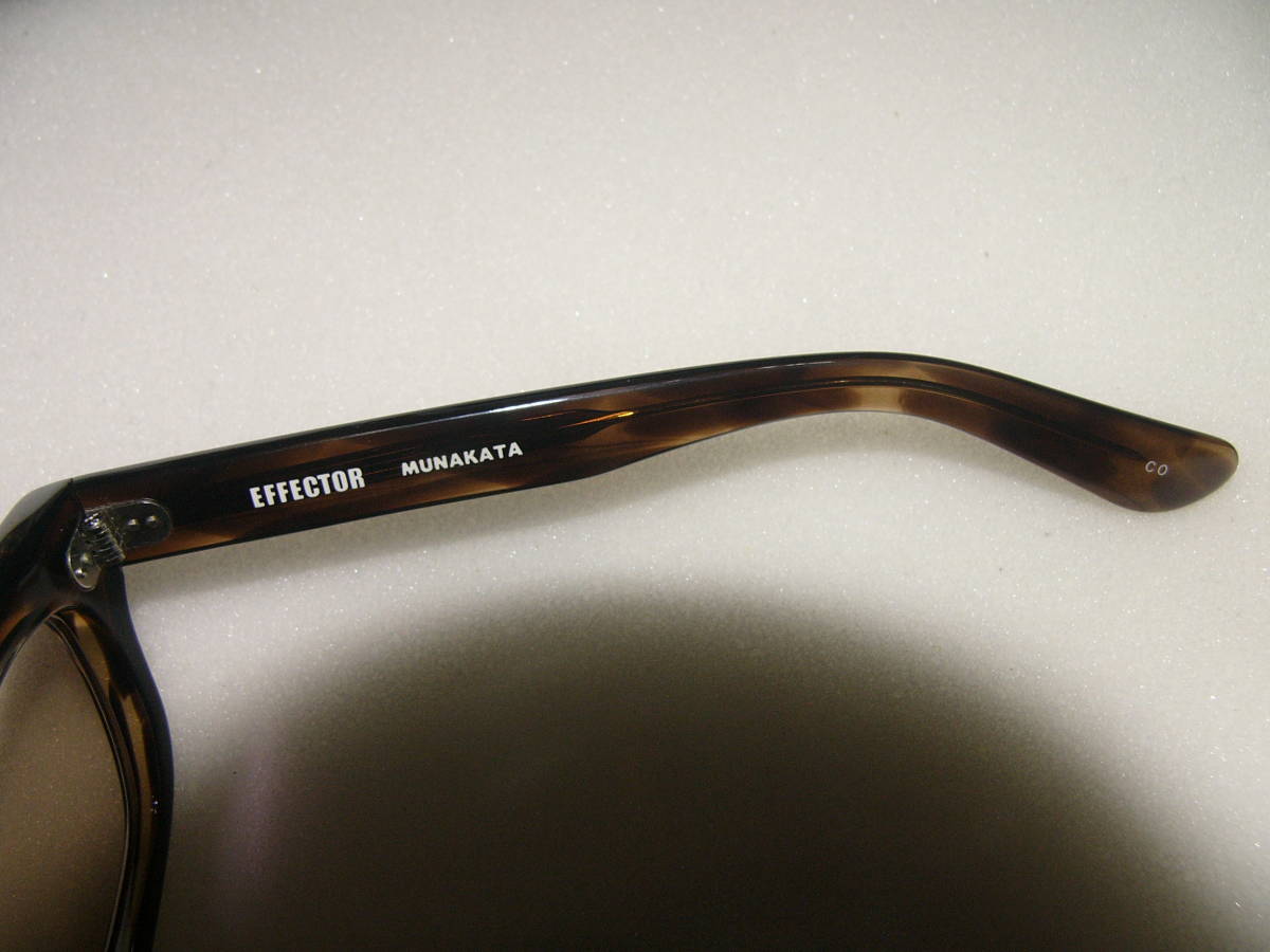 EFFECTOR / エフェクター / MUNAKATA /ムナカタ:レアカラーなコニャック(限りなく未使用・コレクション・試着のみ・度入り_画像6