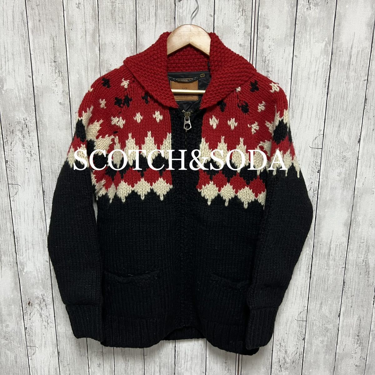 予約販売】本 SCOTCH&SODA ジップアップセーター! Sサイズ